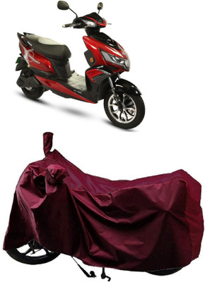 ANTOFY Two Wheeler Cover for Okinawa(i-Praise, Maroon)