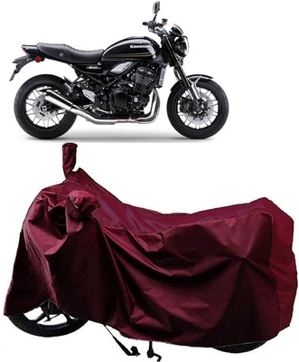 AutoFave Two Wheeler Cover for Kawasaki(Z900RS, Maroon)