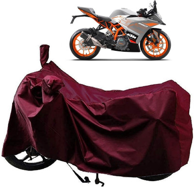 AutoFave Two Wheeler Cover for KTM(RC 390 BS6, Maroon)