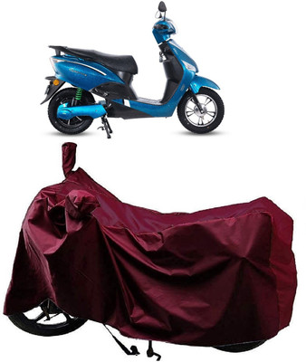 Autoprime Two Wheeler Cover for Hero Electric(Electric Optima Plus, Maroon)
