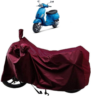 AutoFave Two Wheeler Cover for Vespa(Vespa SXL 125, Maroon)