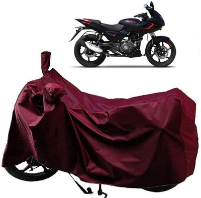 Autoprime Two Wheeler Cover for Bajaj(Pulsar 180, Maroon)