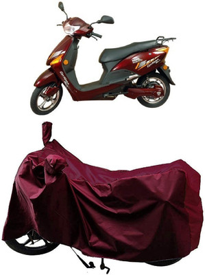 AutoFave Two Wheeler Cover for Hero(Electric Zippy, Maroon)