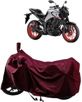 AutoKick Two Wheeler Cover for Yamaha(MT 03, Maroon)