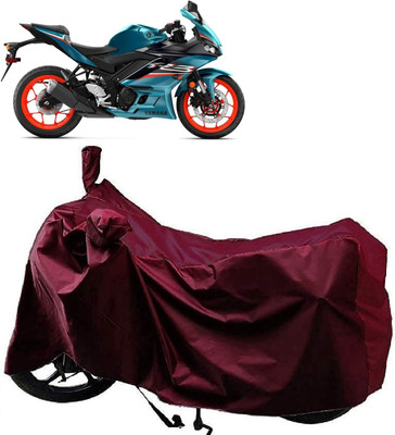 AutoFave Two Wheeler Cover for Yamaha(YZF R3 BS6, Maroon)