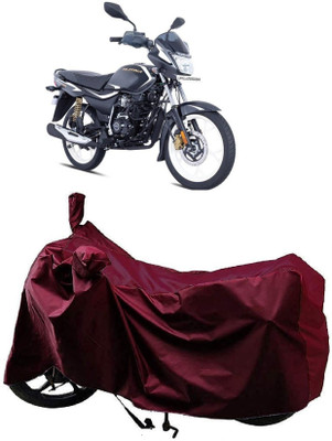 AutoFave Two Wheeler Cover for Bajaj(Platina 110, Maroon)