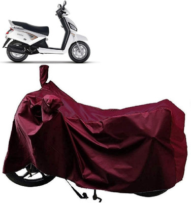 AutoKick Two Wheeler Cover for Mahindra(Gusto BS6, Maroon)