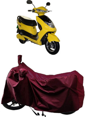 Autoprime Two Wheeler Cover for Okinawa(R30 electric scooter, Maroon)