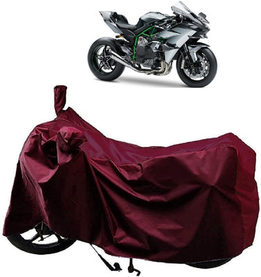 AutoFave Two Wheeler Cover for Kawasaki(Versys 650, Maroon)