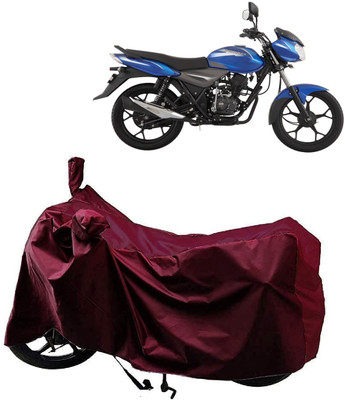 AutoFave Two Wheeler Cover for Bajaj(Discover 110, Maroon)