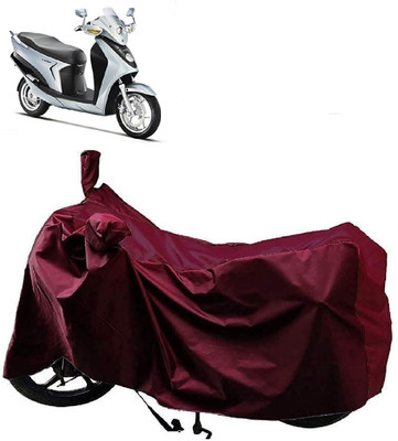 AutoFave Two Wheeler Cover for Hero(Leap Hybrid SES, Maroon)