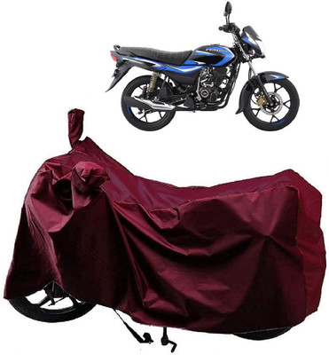 AutoFave Two Wheeler Cover for Bajaj(Platina 110 H-Gear, Maroon)