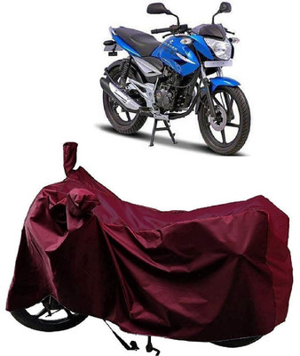 AutoKick Two Wheeler Cover for Bajaj(XCD 135, Maroon)
