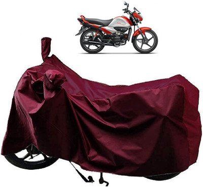 AutoFave Two Wheeler Cover for Hero(MotoCorp Splendor iSmart, Maroon)