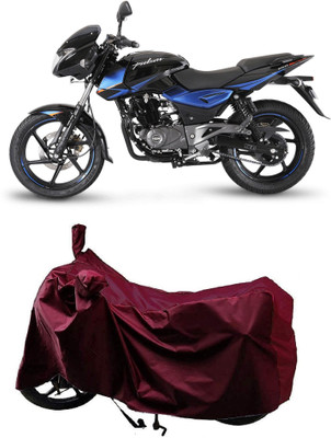 AutoKick Two Wheeler Cover for Bajaj(Pulsar 150 DTS-i, Maroon)