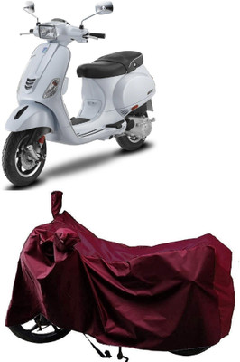 AutoKick Two Wheeler Cover for Vespa(SXL 150 BS6, Maroon)