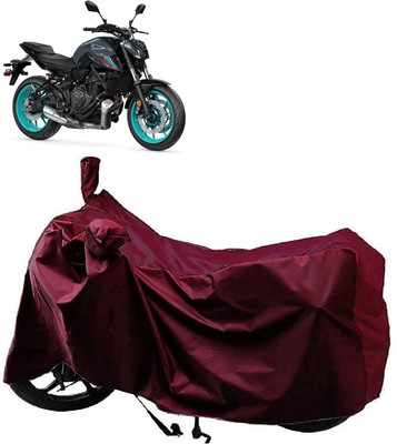 Autoprime Two Wheeler Cover for Yamaha(MT 07, Maroon)