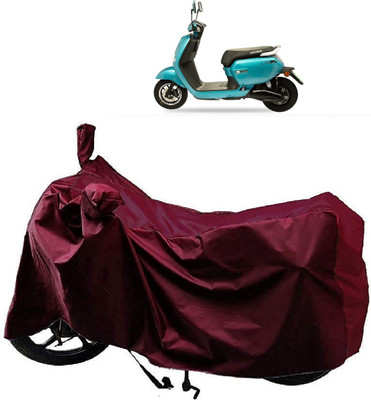 AutoFave Two Wheeler Cover for Okinawa(Lite, Maroon)
