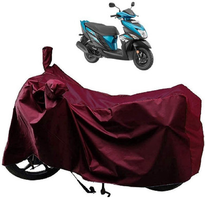 AutoFave Two Wheeler Cover for Yamaha(Cygnus Ray ZR BS6, Maroon)