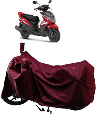 ANTOFY Two Wheeler Cover for Yamaha(Ray Z, Maroon)
