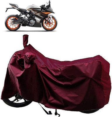 Autoprime Two Wheeler Cover for KTM(RC 125 BS6, Maroon)