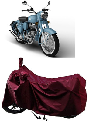 ANTOFY Two Wheeler Cover for Royal Enfield(Classic Squadron, Maroon)
