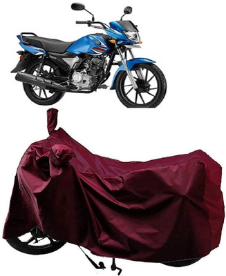 AutoKick Two Wheeler Cover for Yamaha(Saluto RX, Maroon)