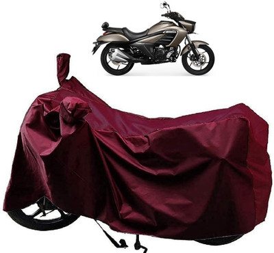 Autoprime Two Wheeler Cover for Suzuki(intruder 150, Maroon)