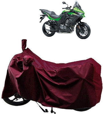 ANTOFY Two Wheeler Cover for Kawasaki(Versys 1000, Maroon)