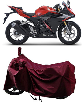 AutoFave Two Wheeler Cover for Honda(CBR 150R, Maroon)