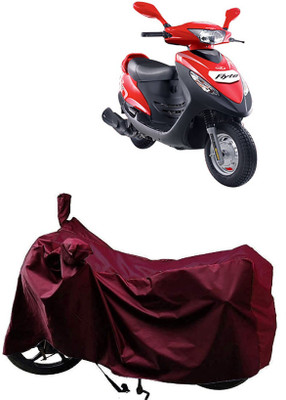 AutoFave Two Wheeler Cover for Mahindra(Flyte, Maroon)