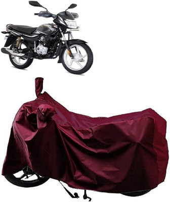AutoFave Two Wheeler Cover for Bajaj(Platina 100, Maroon)