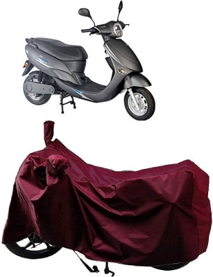 ANTOFY Two Wheeler Cover for Avon(E Star, Maroon)