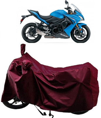 AutoFave Two Wheeler Cover for Suzuki(GSX S1000F, Maroon)