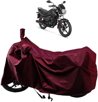 AutoKick Two Wheeler Cover for Hero(Passion, Maroon)