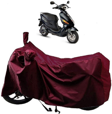 AutoFave Two Wheeler Cover for Hero(Electric Cruz BS6, Maroon)