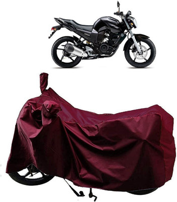 AutoFave Two Wheeler Cover for Yamaha(FZ16, Maroon)