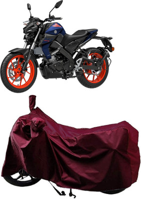 AutoFave Two Wheeler Cover for Yamaha(MT-15, Maroon)