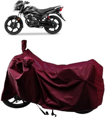 Autoprime Two Wheeler Cover for TVS(Victor BS6, Maroon)