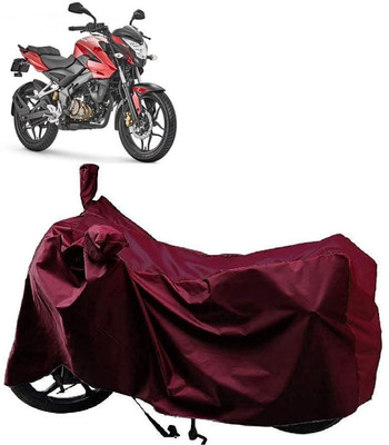 ANTOFY Two Wheeler Cover for Bajaj(Pulsar 180NS, Maroon)