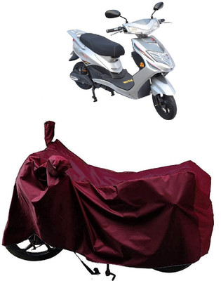 ANTOFY Two Wheeler Cover for Avon(E Lite, Maroon)