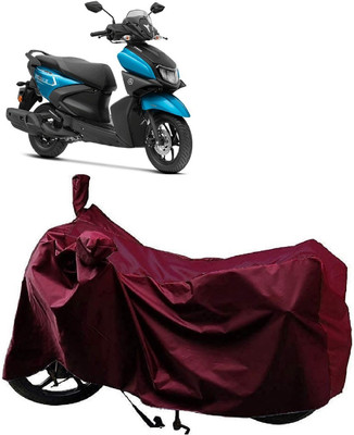 AutoFave Two Wheeler Cover for Yamaha(Ray ZR BS6, Maroon)