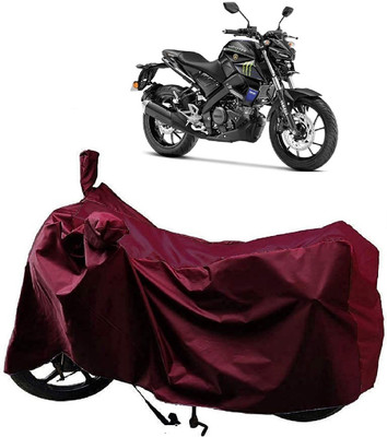AutoKick Two Wheeler Cover for Yamaha(MT 15, Maroon)