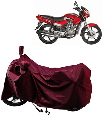 ANTOFY Two Wheeler Cover for Hero(Ambition, Maroon)