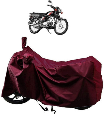 AutoFave Two Wheeler Cover for Hero(CD 100 SS, Maroon)