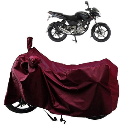ANTOFY Two Wheeler Cover for Bajaj(Pulsar 135 LS DTS-i, Maroon)