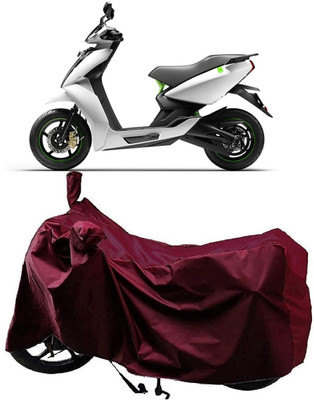 AutoFave Two Wheeler Cover for Ather(450, Maroon)