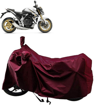 AutoFave Two Wheeler Cover for Honda(CB 1000R, Maroon)