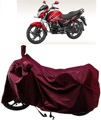 ANTOFY Two Wheeler Cover for Hero(Glamour i3s, Maroon)