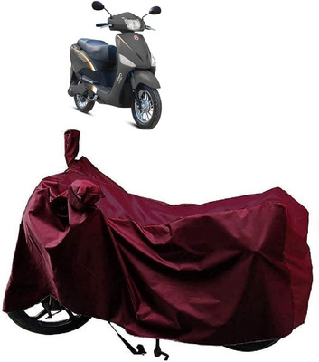 ANTOFY Two Wheeler Cover for Hero(Electric Optima HS500 ER, Maroon)